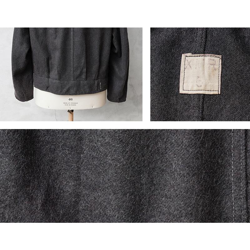 MILITARY 実物 新品 デッドストック フランス ウール グレー MILITARY 実物 新品 デッドストック フランス ウール グレー