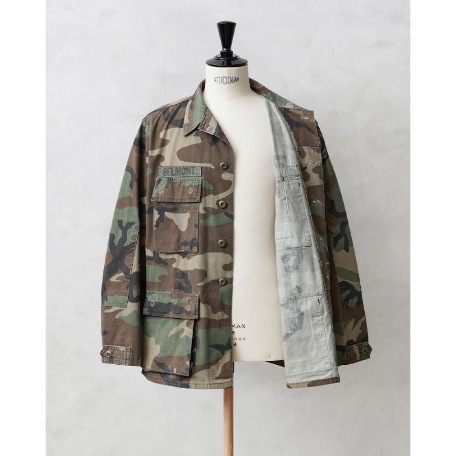 実物 USED 米軍 BDU WOODLAND CAMO ジャケット 中期型 ノンリップ メンズ ミリタリージャケット アウター アメリカ軍 古着 軍モノ【クーポン対象外】【I】｜waiper｜09