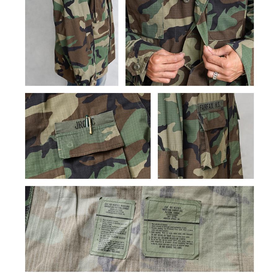 アメリカ　本物 陸軍　USED ARMY BDU セット　中古 MILITARY 実物 USED 米軍 BDU WOODLAND CAMO ジャケット 後期型