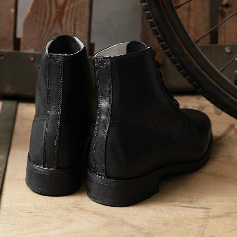 米軍放出品　ミリタリーブーツ本物　 黒 レザー　美品 MILITARY 実物 新品 カナダ陸軍 オフィサーブーツ ミリタリー