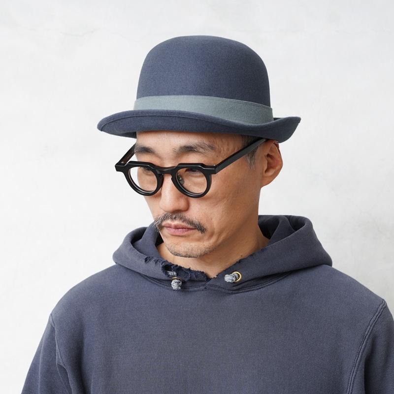 実物 新品 デッドストック チェコ軍 アンゴラ フェルトハット BLUE GREY メンズ レディース ユニセックス 帽子 軍モノ 古着 ユーロ【クーポン対象外】【I】｜waiper｜03