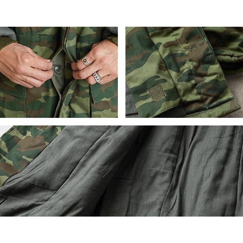 ロシア軍　ウィンタージャケット　フローラカモ　VSR-98上下セット　Lサイズ MILITARY 実物 新品 デッドストック ロシア軍 VSR-98 フローラ