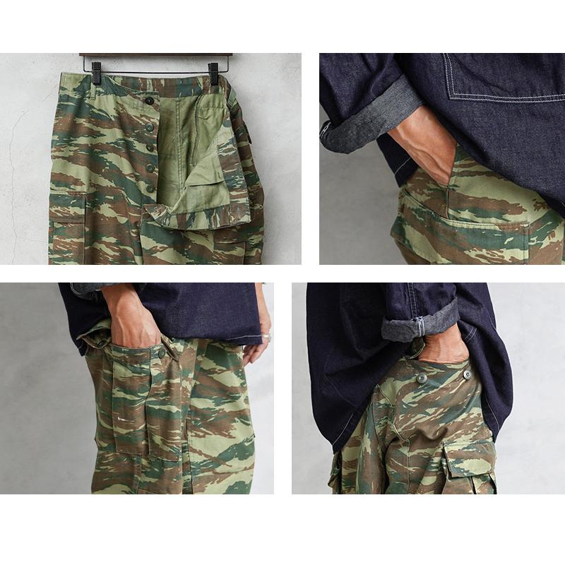 PROPPERミリタリー　迷彩 カーゴパンツ 4ポケット　軍物　古着　Y2K MILITARY（ミリタリー） PROPPER製 USED BDU WOODLAND CAMO リップス