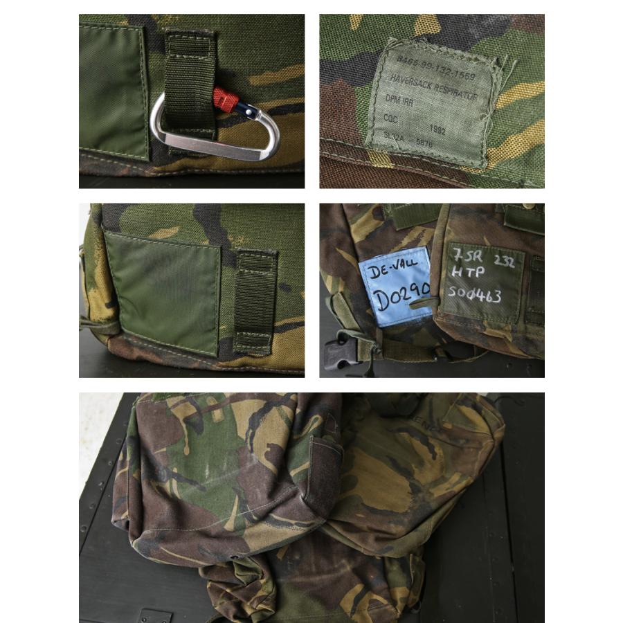MILITARY（ミリタリー） 実物 USED イギリス軍 ガスマスク ショルダー
