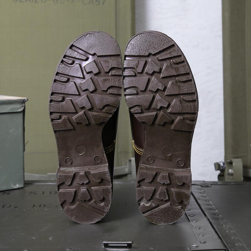 MILITARY 実物 新品 デッドストック オランダ軍 ブラウン レザーブーツ