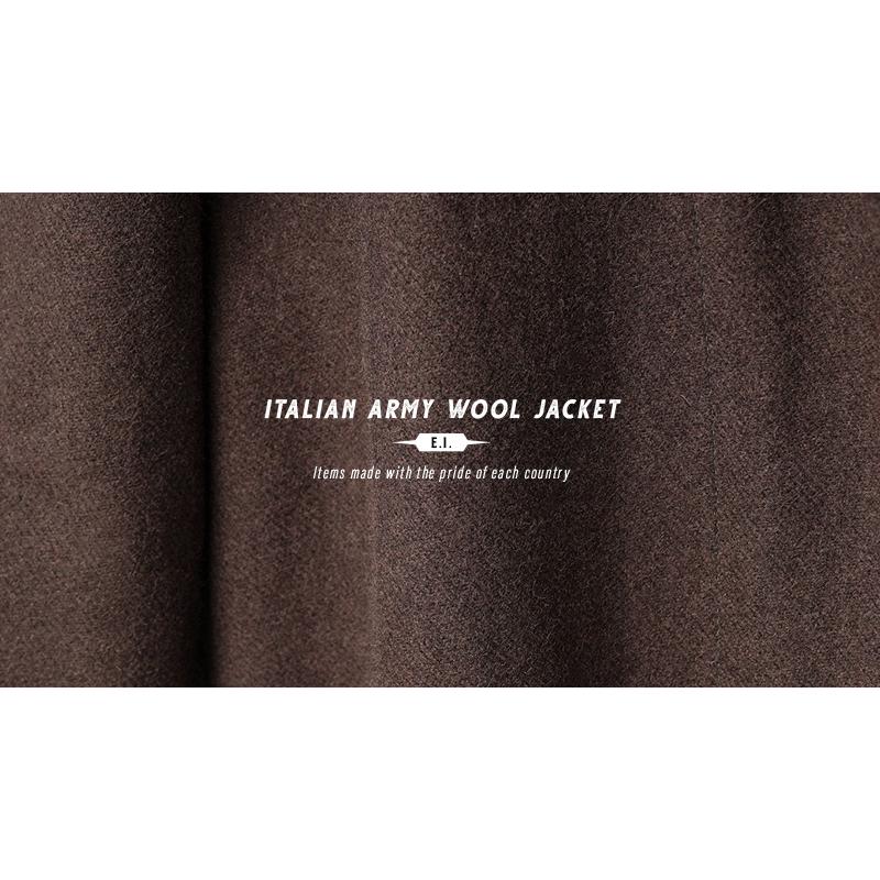 CARRARO 上質ウールジャケット イタリア製【古着ナポリタン】 MILITARY 実物 新品 デッドストック イタリア軍 ホスピタル