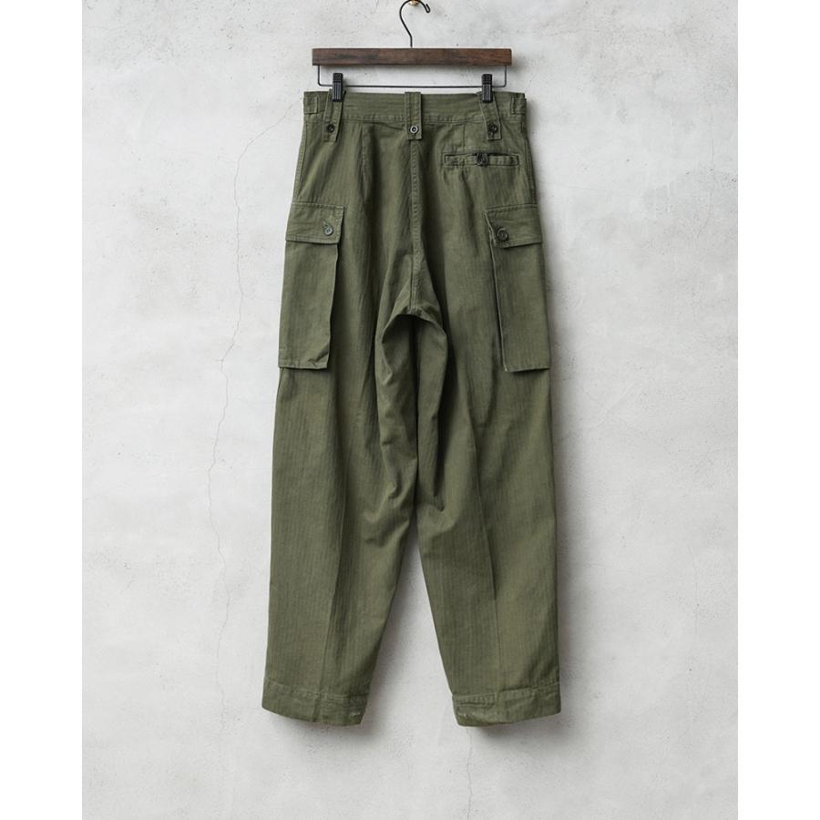 MILITARY 実物 USED オランダ軍 60〜70's HBT(ヘリンボーン MILITARY 実物 USED オランダ軍 60〜70's HBT(ヘリンボーン