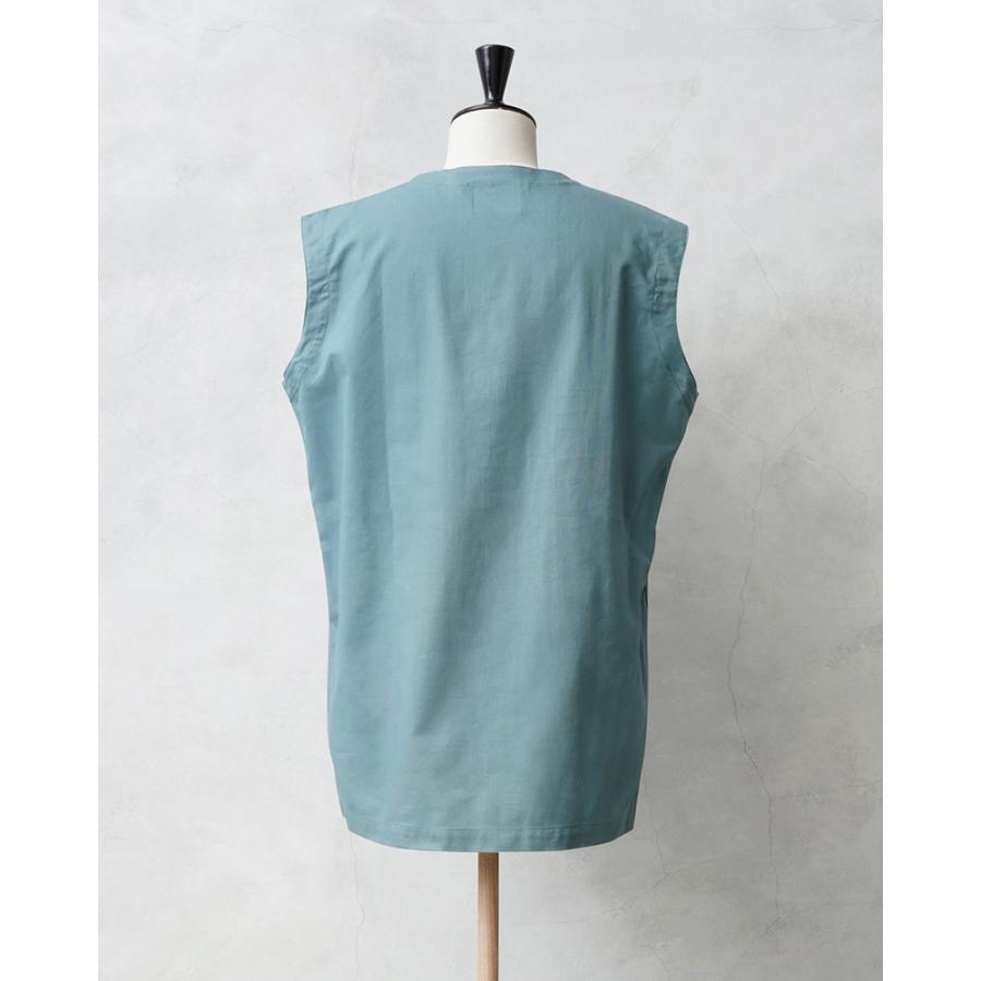 Ameri VINTAGE ノースリーブシャツ ブルー AMERI VINTAGE(アメリ ヴィンテージ)直営通販サイト