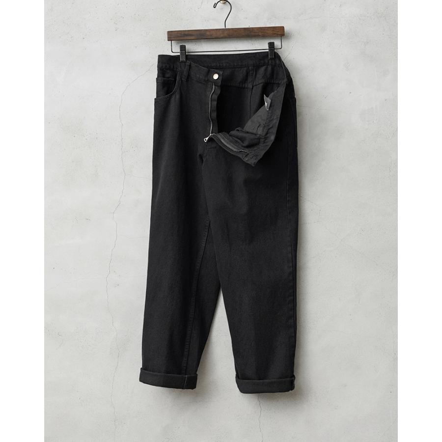 MILITARY 実物 USED イタリア軍 デニムワークパンツ BLACK染め MILITARY 実物 USED イタリア軍 デニムワークパンツ BLACK染め