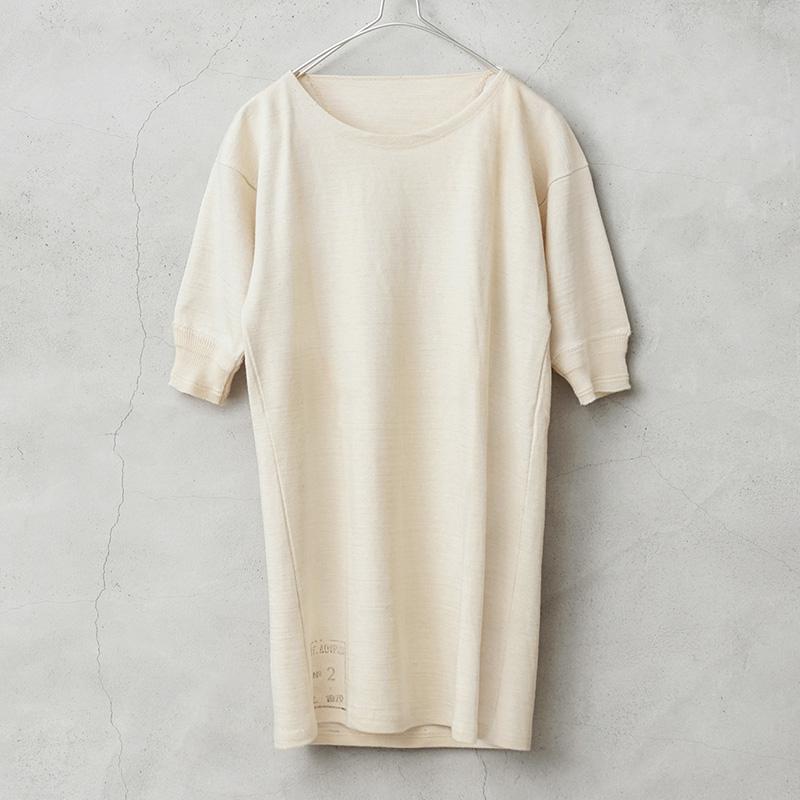MILITARY 実物 新品 デッドストック ギリシャ軍 ラウンドネック ハーフ 
