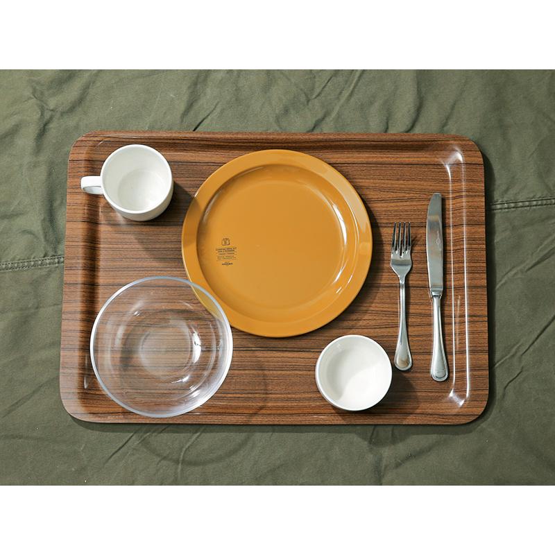 MILITARY（ミリタリー） 実物 USED イタリア軍 A.M.I. 木目 トレー