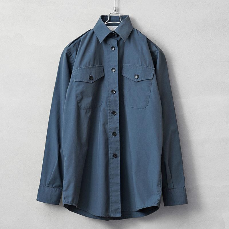 イギリス軍　刷毛目　RAF オフィサーシャツ　ドレスシャツ Royal air force officer shirt Re stock - ARCH 南青山