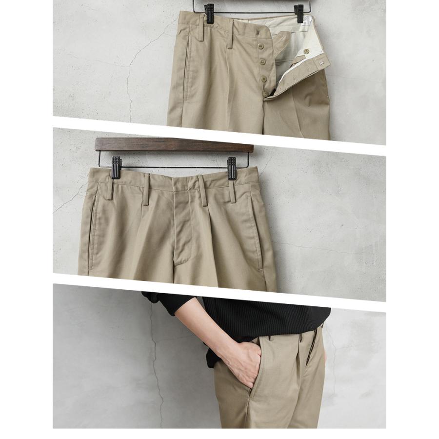 70s USA ヴィンテージ ARMY チノ ボトム コットンミリタリ パンツ MILITARY（ミリタリー） 実物 新品 デッドストック イタリア軍 70's