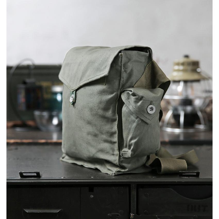 90s DIESEL archive ガスマスク ミリタリー ショルダーバッグ ◇74 WW2 40s イギリス軍 Mk.Ⅶ ガスマスクバッグ ショルダー