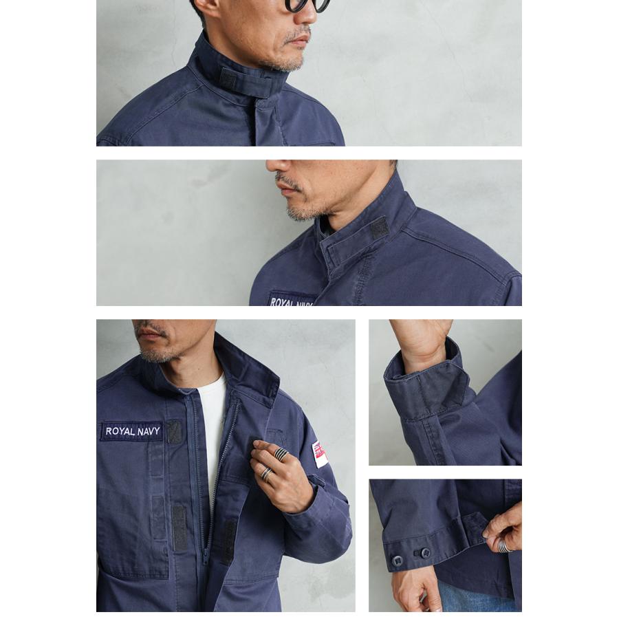 イギリス軍  NAVY PCS SHIRT JACKET イギリス軍 NAVY PCS SHIRT JACKET DEAD STOCK