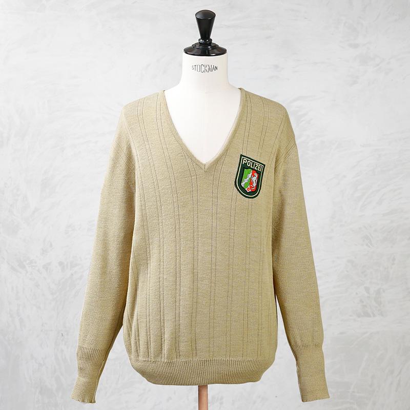 ミリタリー ニット アメリカ古着 Citadel Vネック コマンドニット コマンドセーター