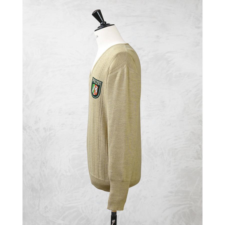 MILITARY（ミリタリー） 実物 USED 西ドイツ警察 Polizei Vネック