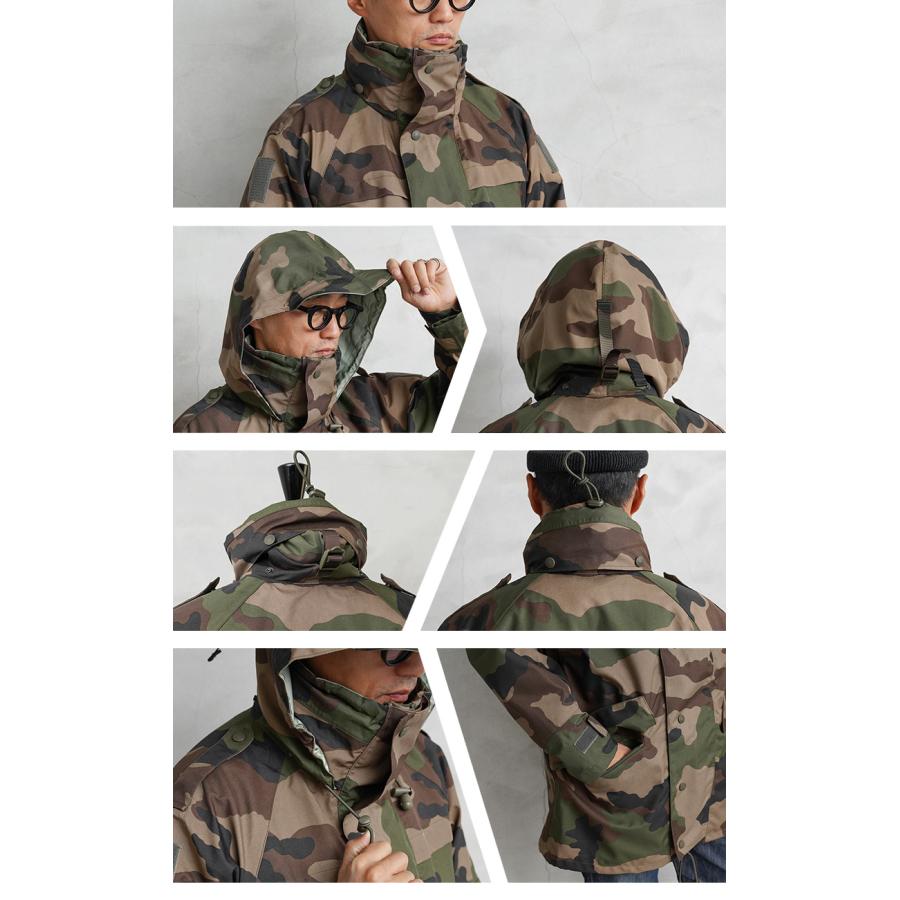 MILITARY 実物 USED フランス軍 CCE CAMO WATERPROOF フィールド MILITARY 実物 USED フランス軍 CCE CAMO WATERPROOF フィールド