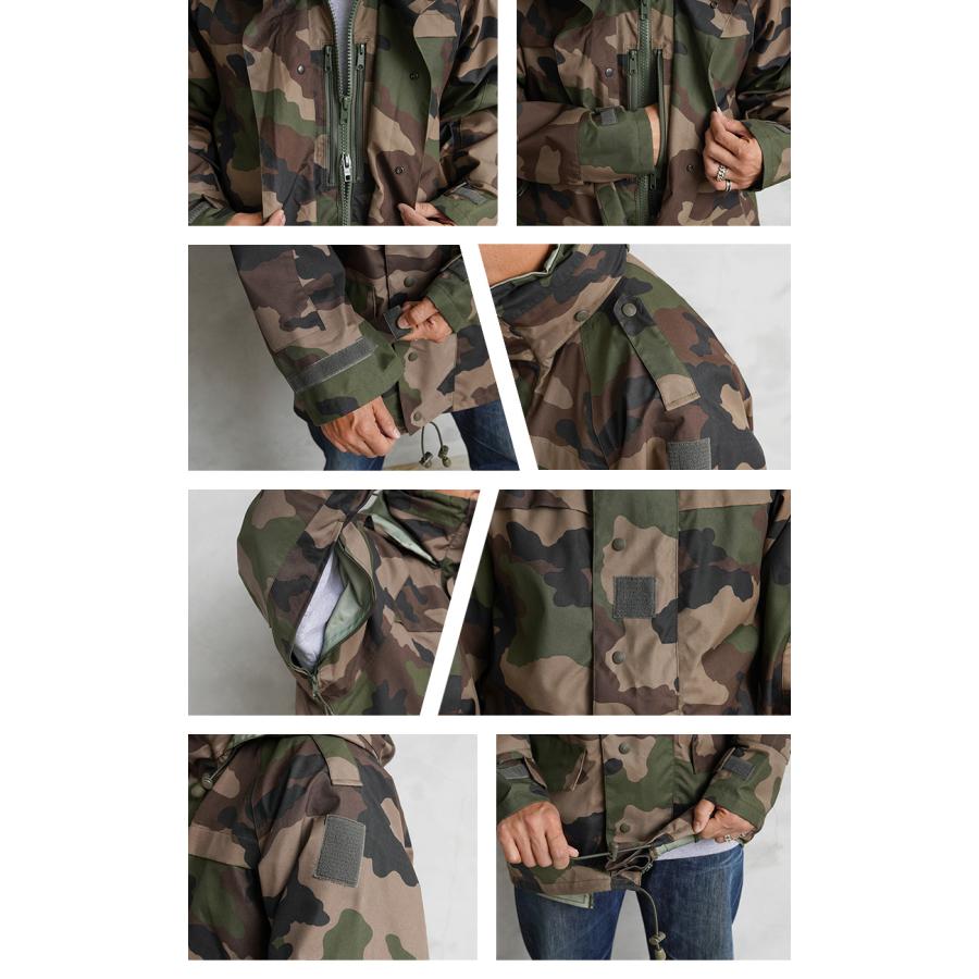 MILITARY 実物 USED フランス軍 CCE CAMO WATERPROOF フィールド MILITARY 実物 USED フランス軍 CCE CAMO WATERPROOF フィールド