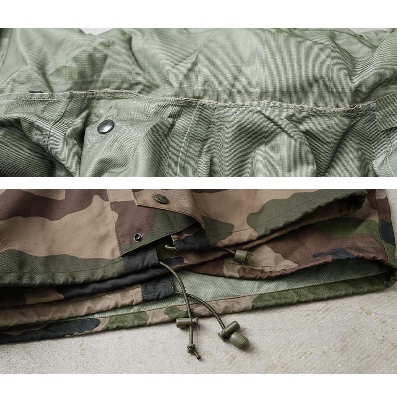 MILITARY 実物 USED フランス軍 CCE CAMO WATERPROOF フィールド MILITARY 実物 USED フランス軍 CCE CAMO WATERPROOF フィールド