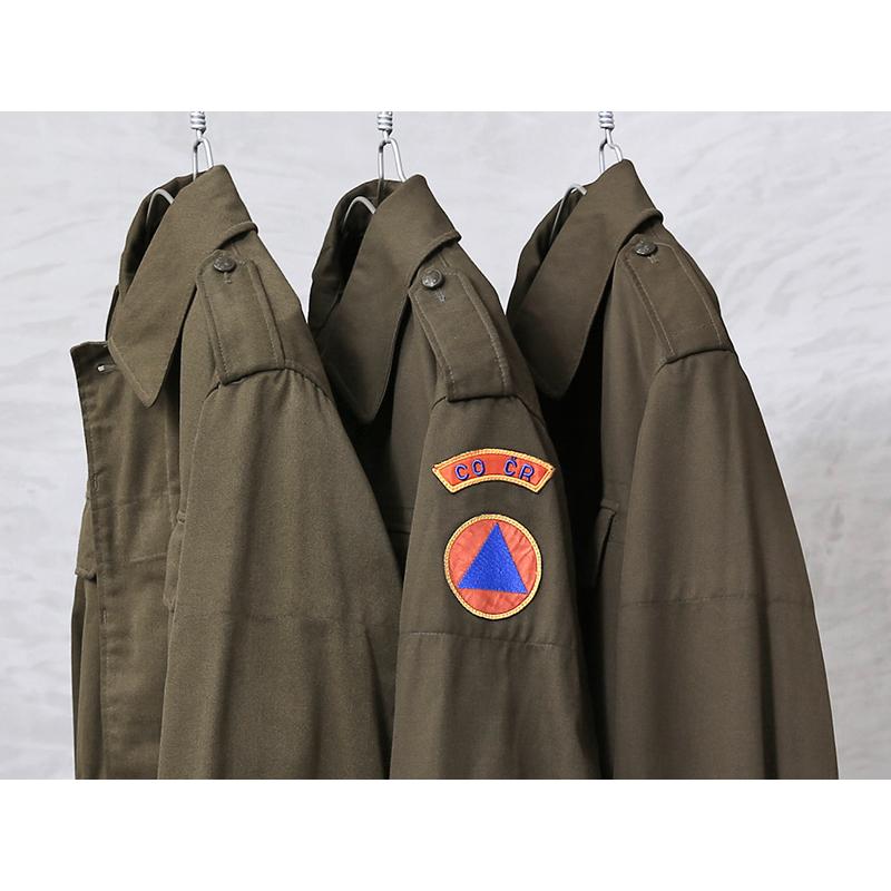 MILITARY 実物 USED チェコ軍 M-85 ジャケット オリーブ バック MILITARY 実物 USED チェコ軍 M-85 ジャケット オリーブ バック