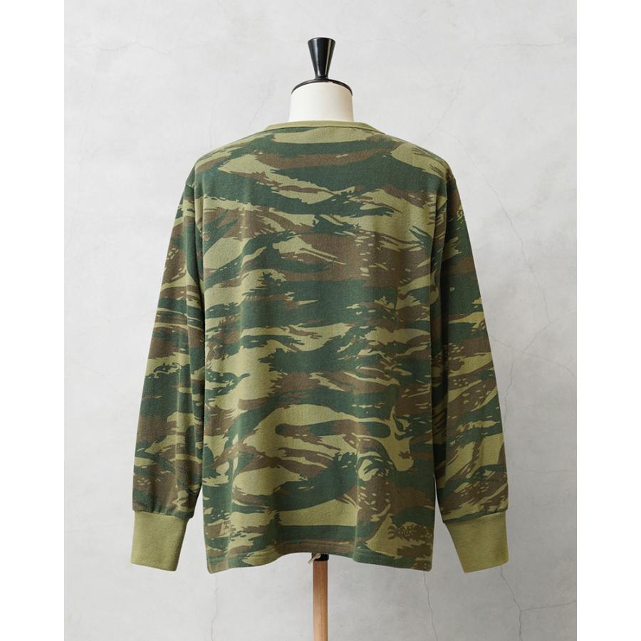 STONE  13aw スウェット 迷彩 カモ柄 MILITARY（ミリタリー） 実物 USED ギリシャ軍 スウェットシャツ