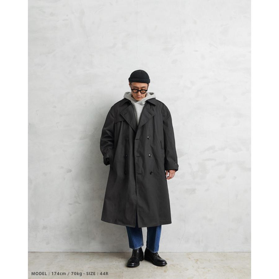 JUN トレンチコート⑤ 黒　ヴィンテージ　 デッドストック　新品未使用品 楽天市場】ロシア ワークコート ブラック デッドストック JC163NN