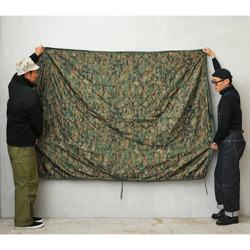 MILITARY 実物 USED 米軍 ZIP付き ポンチョライナー MARPAT MILITARY 実物 USED 米軍 ZIP付き ポンチョライナー MARPAT