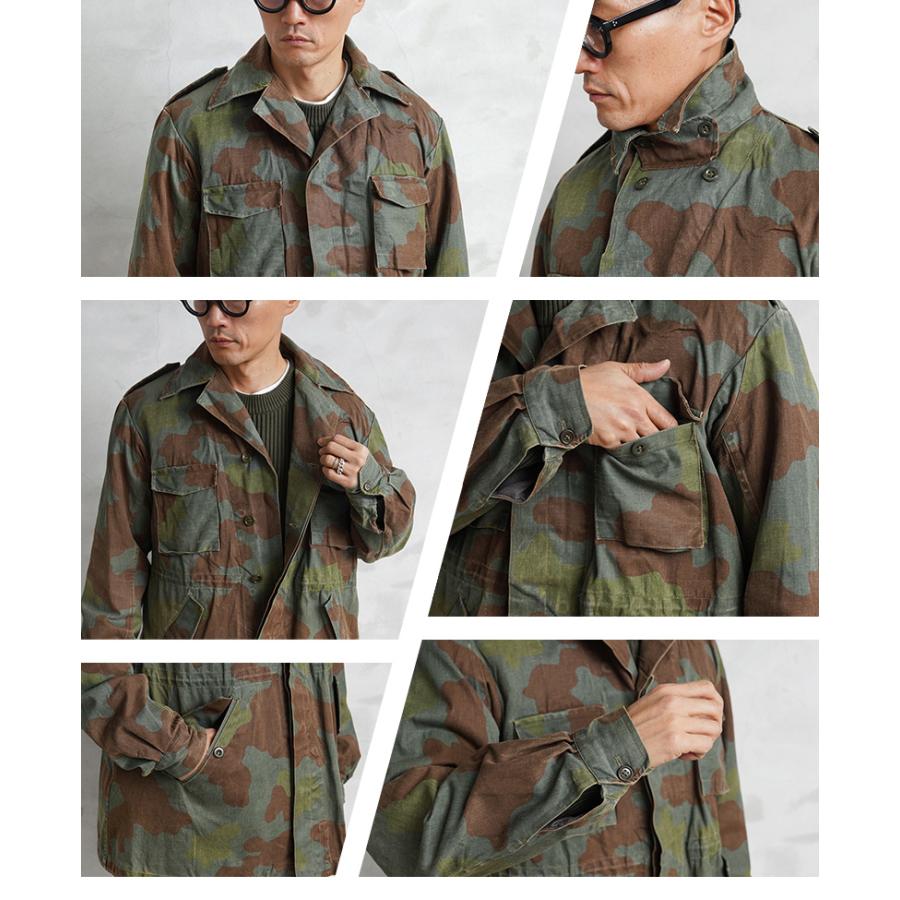 イタリア軍 サンマルコ 迷彩フィールドジャケット ミリタリー ユーロ MILITARY 実物 新品 デッドストック イタリア軍 フィールド