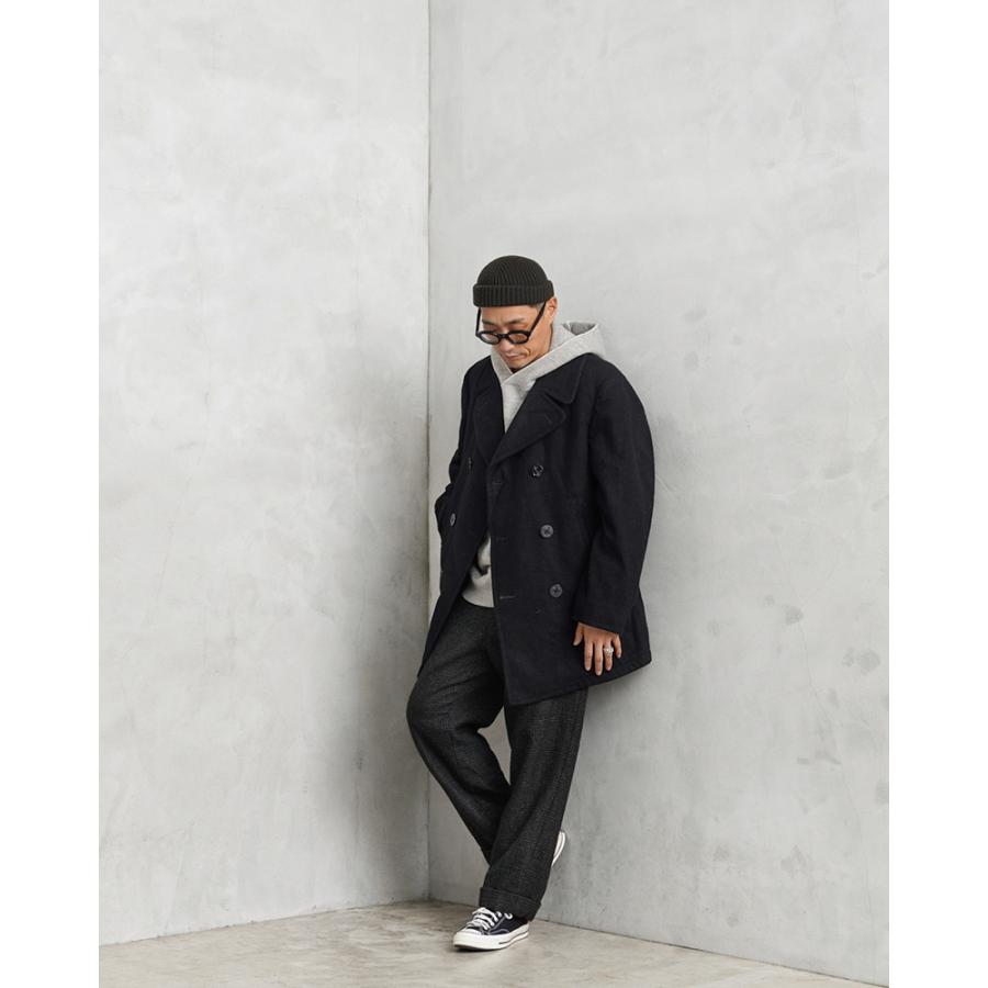 MILITARY 実物 USED 米軍 U.S.NAVY ウール ピーコート BLACK / P MILITARY 実物 USED 米軍 U.S.NAVY ウール ピーコート BLACK / P
