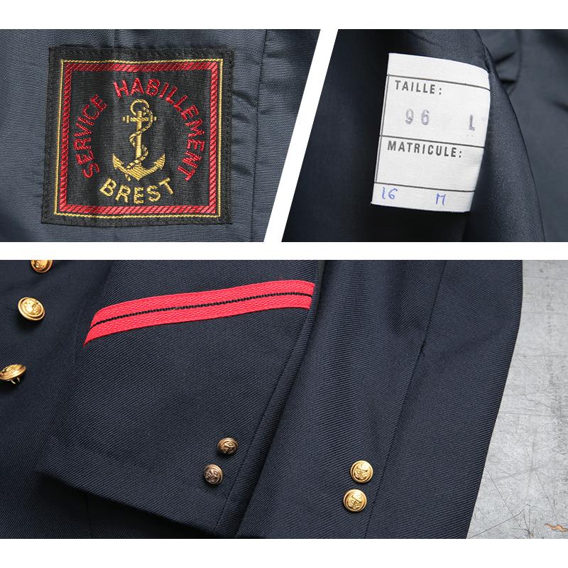 MILITARY 実物 USED フランス海軍 レディース ダブル セレモニー MILITARY 実物 USED フランス海軍 レディース ダブル セレモニー