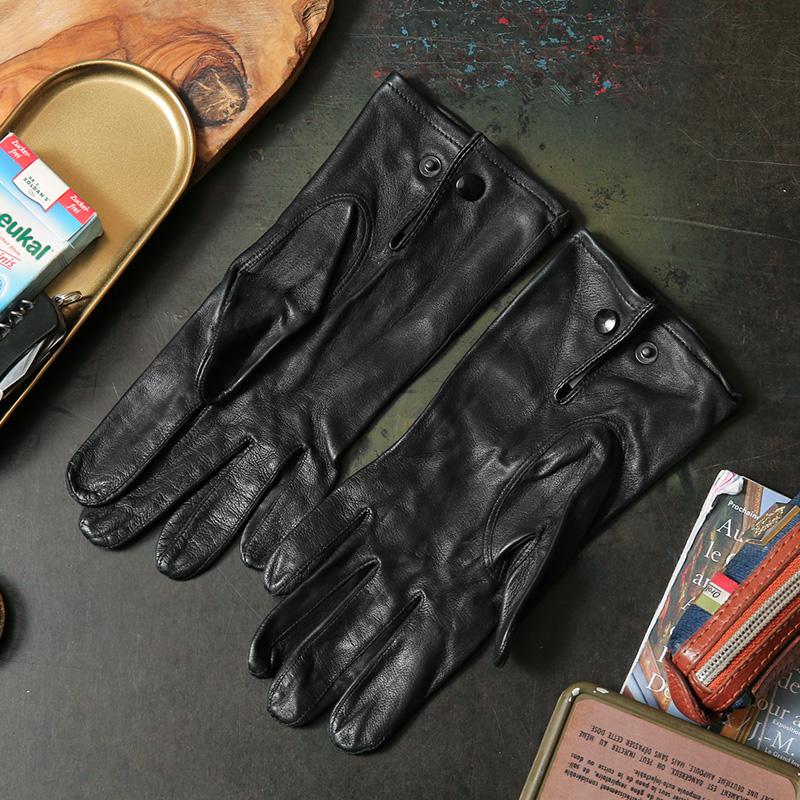 希少 新品 英国製 イギリス製 革手袋 ブラック 黒 ヴィンテージ MILITARY 実物 新品 デッドストック イギリス軍 オフィサー