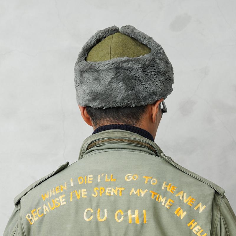 【USED】Kapital 内側ボア デニムフライトキャップ USED】Kapital 内側ボア デニムフライトキャップ