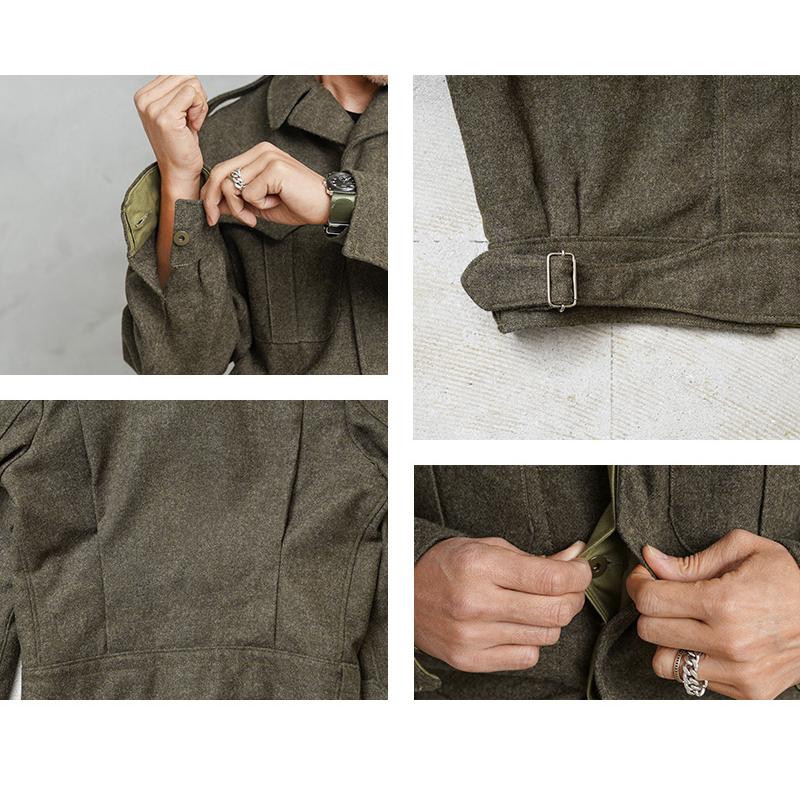 CANADIAN MILITARY / 80s/BATTLE DRESS/ミリタリージャケット/1/ウール/NVY/5405-21-500-0604 MILITARY（ミリタリー） 実物 新品 デッドストック カナダ軍 BATTLE