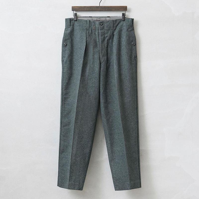 MILITARY 実物 USED スイス軍 1950〜60's サイドライン ウール MILITARY 実物 USED スイス軍 1950〜60's サイドライン ウール