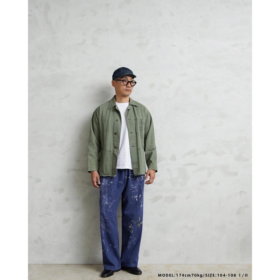 MILITARY 実物 USED オーストリア軍 ヘリンボーンツイル ブルー