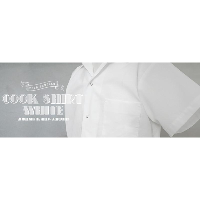 MILITARY デッドストック PST製 00s S/S コックシャツ ホワイト MILITARY デッドストック PST製 00s S/S コックシャツ ホワイト