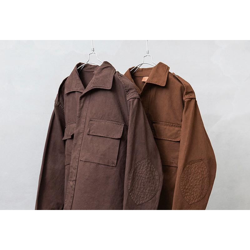 MILITARY 実物 USED スペイン軍 M-67 コンバットシャツ コットン MILITARY 実物 USED スペイン軍 M-67 コンバットシャツ コットン