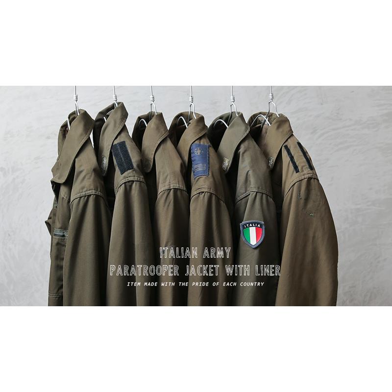 MILITARY 実物 USED イタリア軍 パラトルーパージャケット MILITARY 実物 USED イタリア軍 パラトルーパージャケット