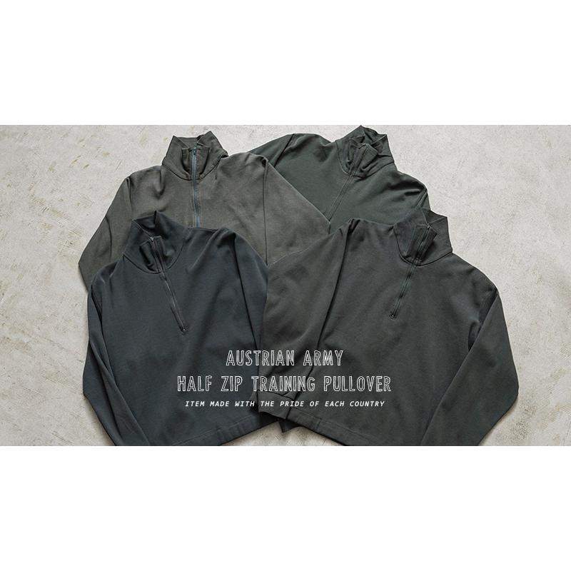 MILITARY（ミリタリー） 実物 USED オーストリア軍 ハーフジップ
