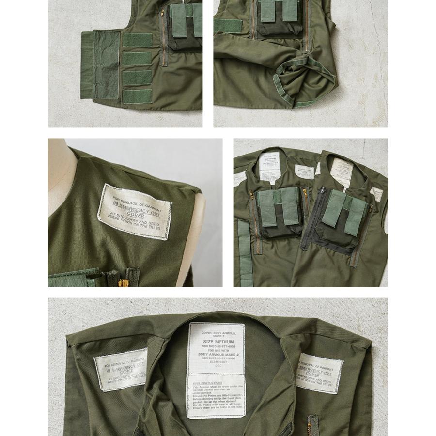 MILITARY 実物 USED イギリス軍 MK-2 ボディアーマーベスト OLIVE
