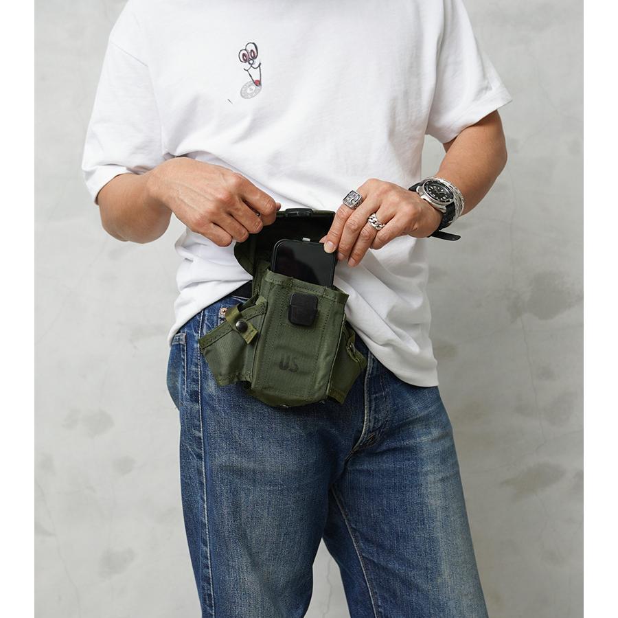 MILITARY 実物 USED 米軍 M-16 30連 マガジンポーチ OD 小物 MILITARY 実物 USED 米軍 M-16 30連 マガジンポーチ OD 小物
