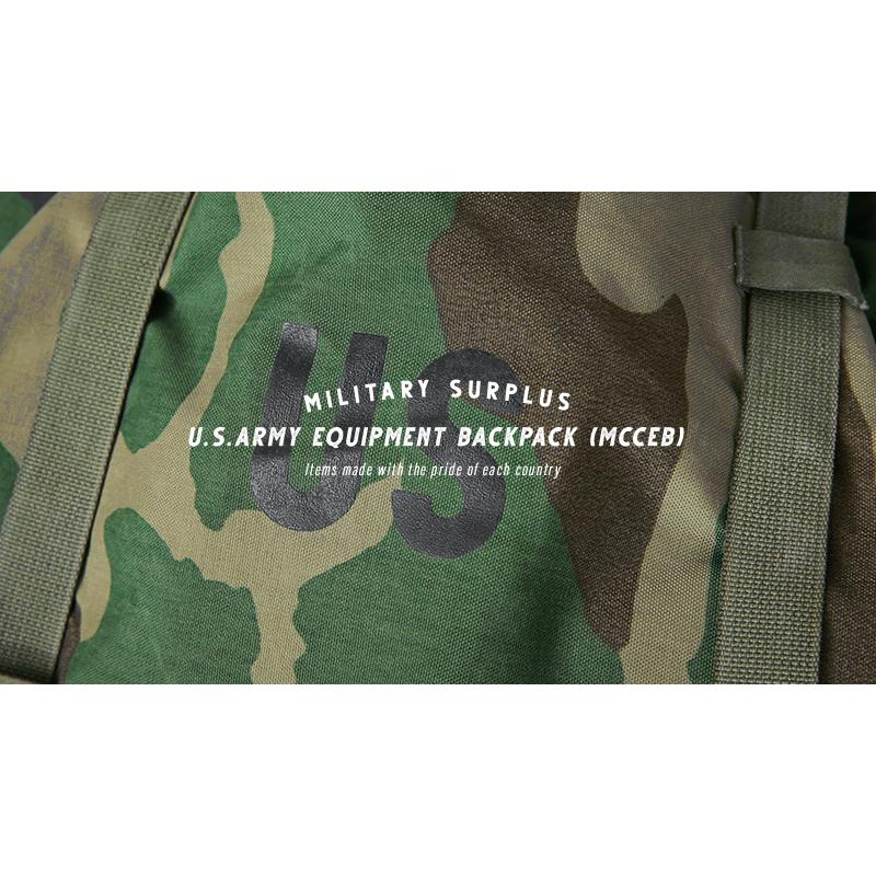 MILITARY 実物 USED 米軍 MCCEB EQUIPMENT バックパック ウッド MILITARY 実物 USED 米軍 MCCEB EQUIPMENT バックパック ウッド