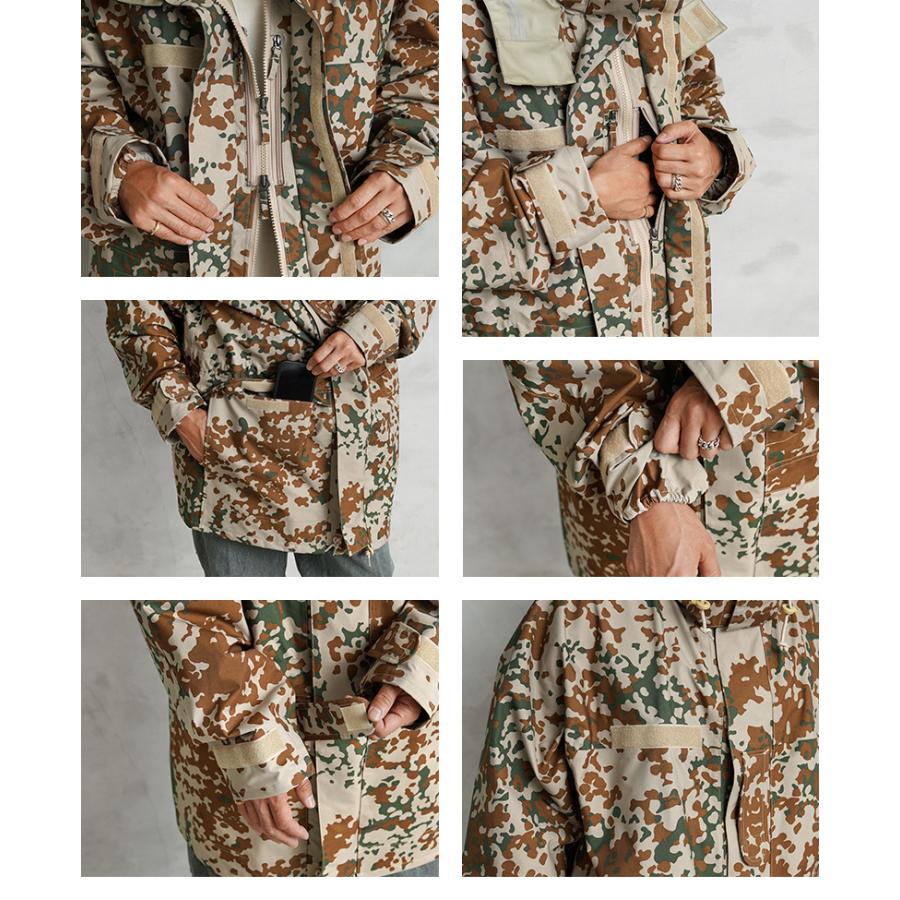 実物 デンマーク軍 M-84 デザートカモ WATERPROOF オーバーパンツ MILITARY（ミリタリー） 実物 新品 デッドストック デンマーク軍 M-84