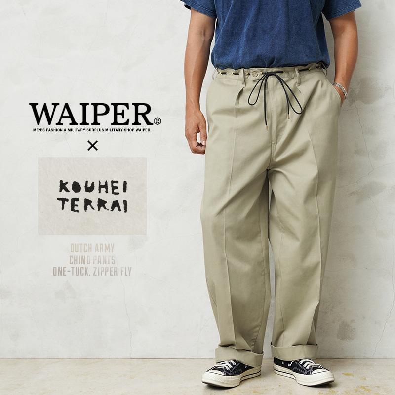 WAIPER.inc 実物 オランダ軍 リメイク チノパン / イージー WAIPER.inc 実物 オランダ軍 リメイク チノパン / イージー