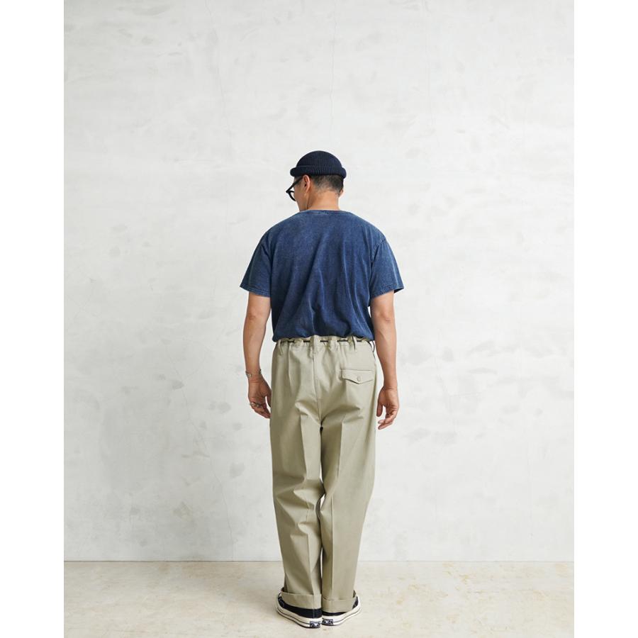 WAIPER.incオランダ軍リメイクチノパンKOUHEI TERRAI 52 WAIPER.inc 実物 オランダ軍 リメイク イージー チノパン BLACK