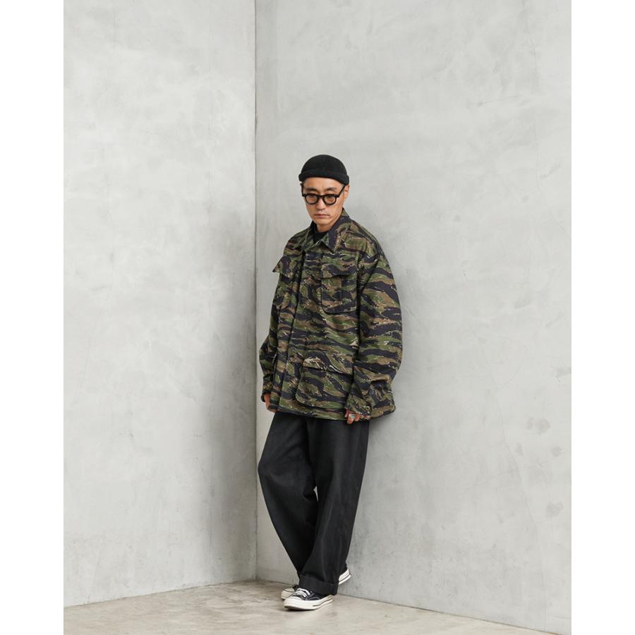ヴィンテージ タイガーストライプ ファティーグジャケット タイガーストライプファティーグジャケット – WEGO ONLINE STORE