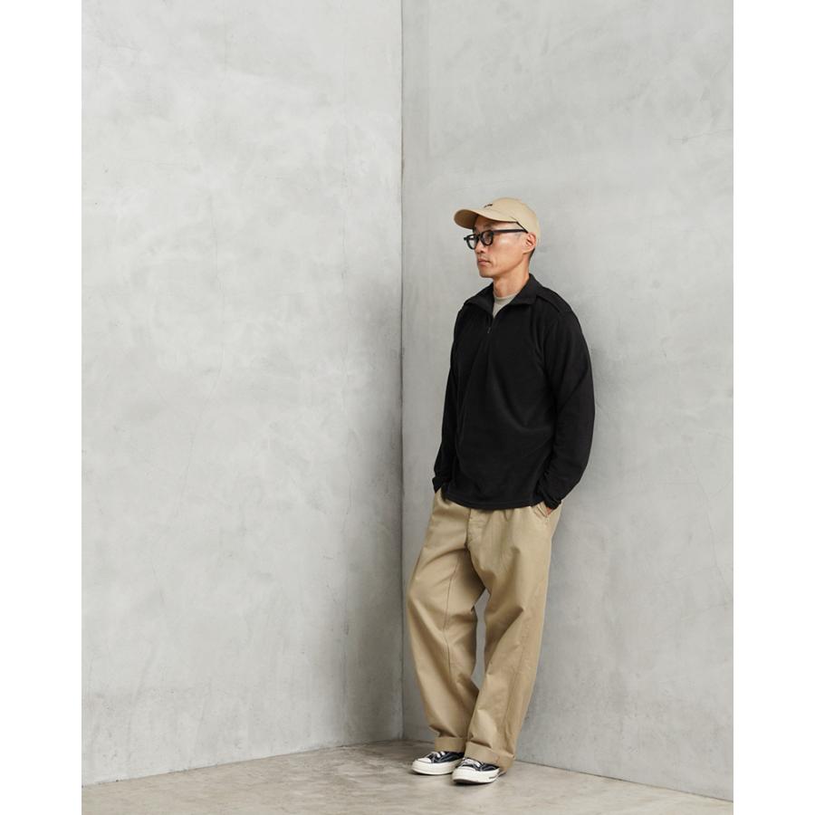 ririri実物　USED イギリス軍　オリーブ色 ハーフジップ MILITARY 実物 USED イギリス軍 GENERAL SERVICE シャツ