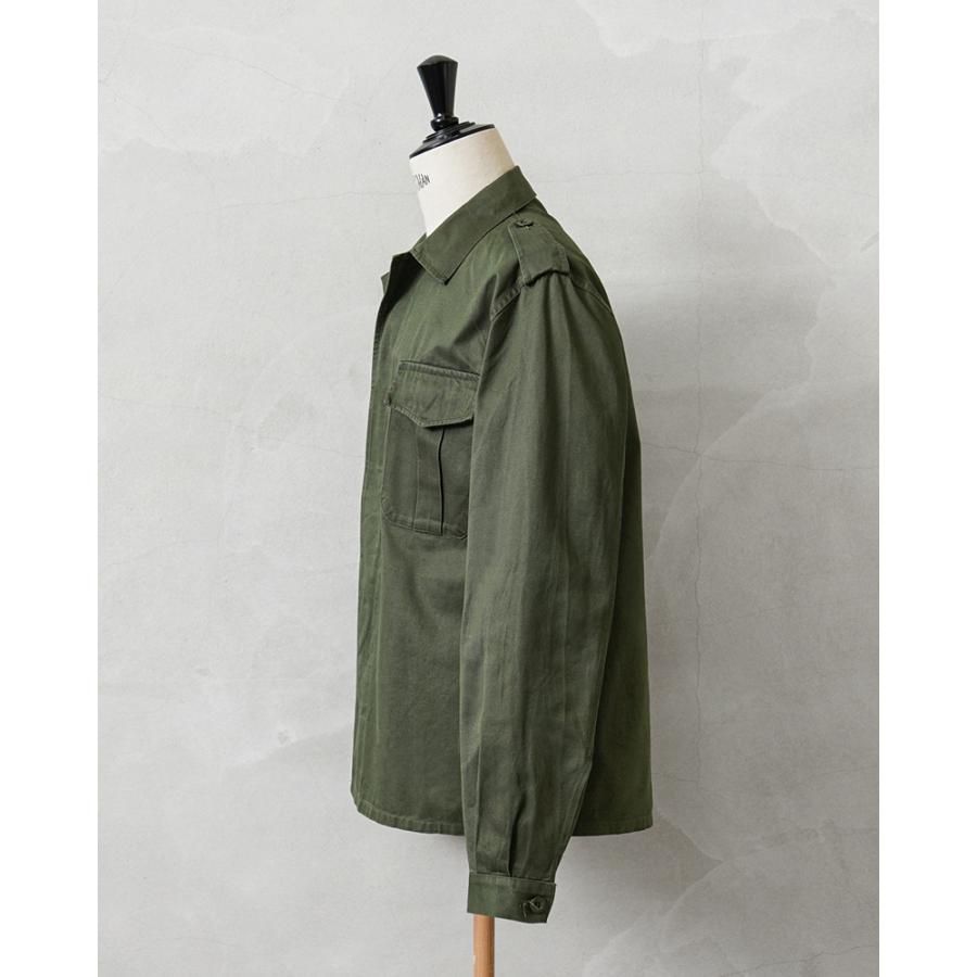MILITARY（ミリタリー） 実物 USED ベルギー軍 M-64 フィールドシャツ