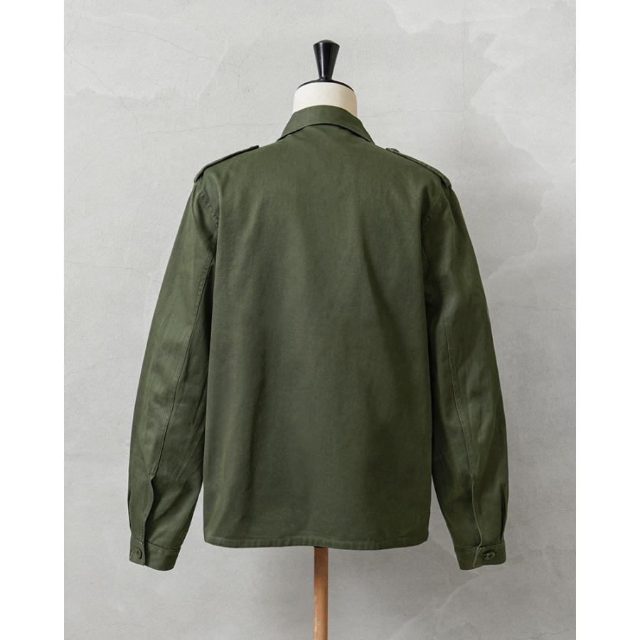 MILITARY（ミリタリー） 実物 USED ベルギー軍 M-64 フィールドシャツ 